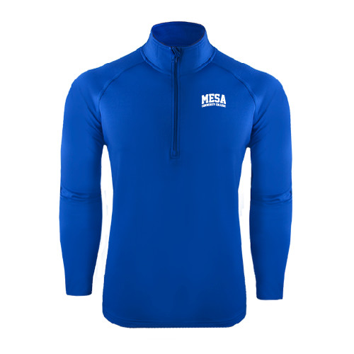  Sport Tek Royal Sport Wick Stretch 1/2 Zip Pullover - Mesa Community College Arched