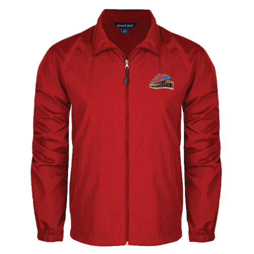  Red Full Zip Wind Jacket - Official Logo
