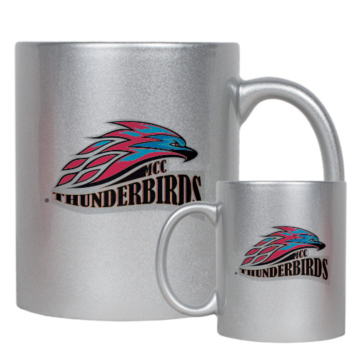  Full Color Silver Metallic Mug 11oz - Official Logo