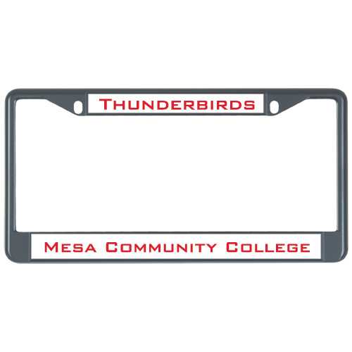  Metal License Plate Frame in Black - Mascot