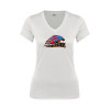 Thumbnail image for  Next Level Womens White Ideal V Tee