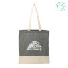 Thumbnail image for  Split Recycled Black Cotton Twill Convention Tote