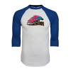 Thumbnail image for  White/Royal Raglan Baseball T Shirt
