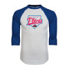 Thumbnail image for  White/Royal Raglan Baseball T Shirt
