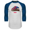 Thumbnail image for  White/Royal Raglan Baseball T Shirt
