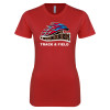 Thumbnail image for  Next Level Womens Red Boyfriend Tee