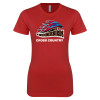 Thumbnail image for  Next Level Womens Red Boyfriend Tee