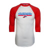 Thumbnail image for  White/Red Raglan Baseball T Shirt