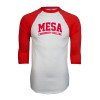 Thumbnail image for  White/Red Raglan Baseball T Shirt