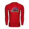 Thumbnail image for  Under Armour Red Long Sleeve Tech Tee