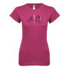 Thumbnail image for  Next Level Womens Fuchsia Boyfriend Tee