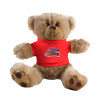 Thumbnail image for  Plush Big Paw 8 1/2 inch Brown Bear w/Red Shirt