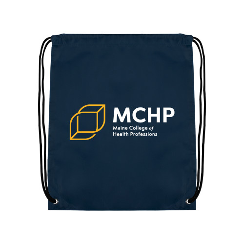  Navy Drawstring Backpack - Primary Mark