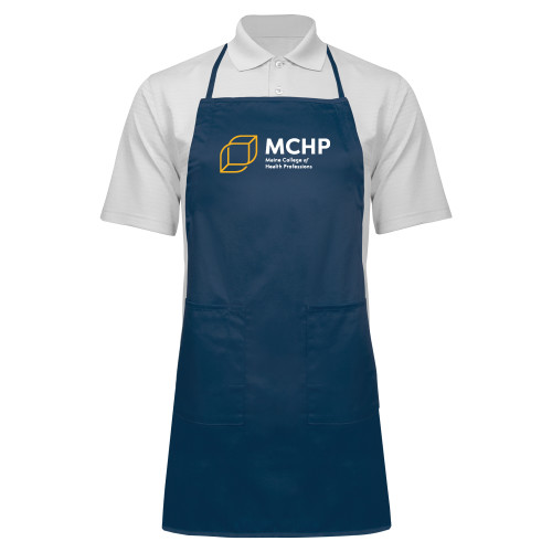 Full Length Navy Apron - Primary Mark