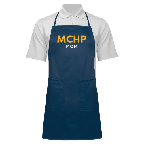  Full Length Navy Apron - Mom