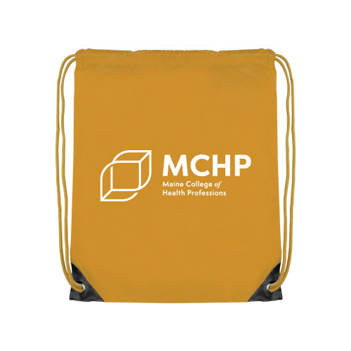  Gold Drawstring Backpack - Primary Mark