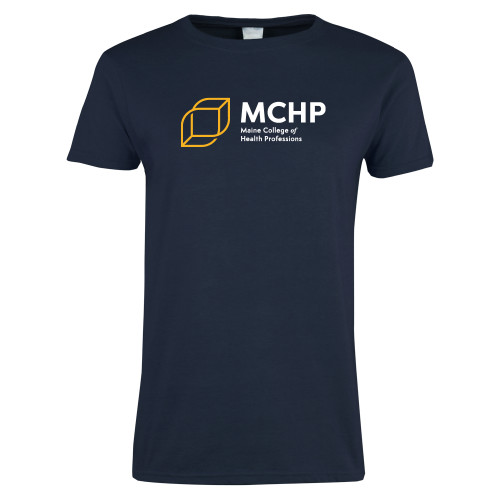  Womens Short Sleeve Navy Tee - Primary Mark