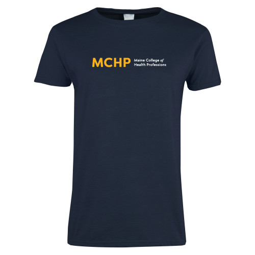  Womens Short Sleeve Navy Tee - Horizontal