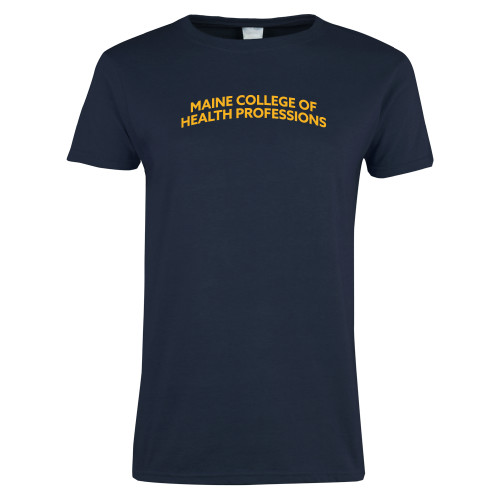  Womens Short Sleeve Navy Tee - Arched