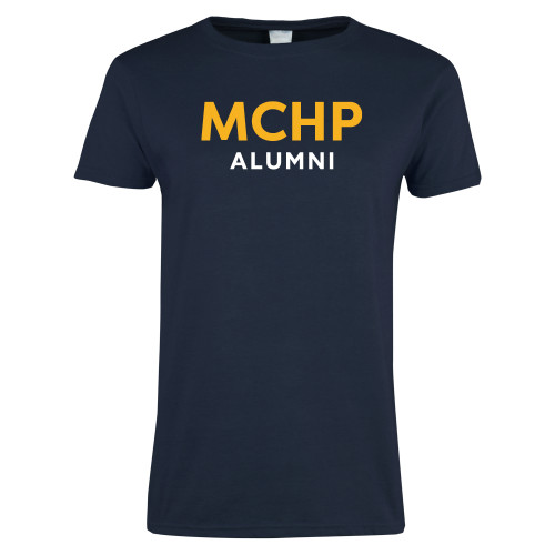  Womens Short Sleeve Navy Tee - Alumni