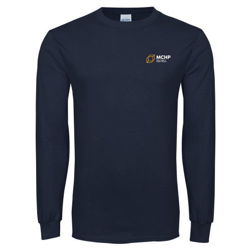  Navy Long Sleeve T-Shirt - Primary Mark