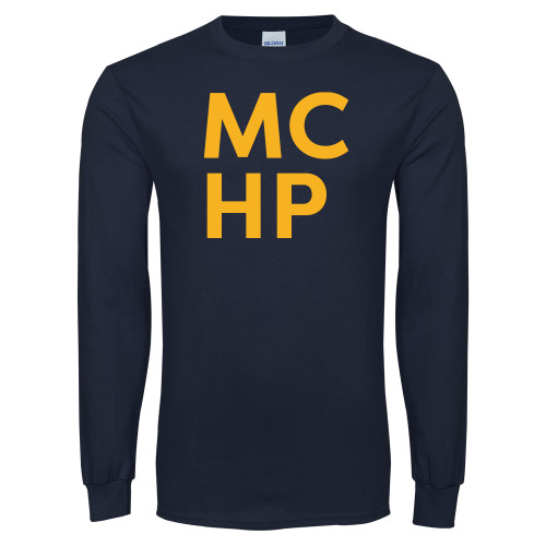  Navy Long Sleeve T-Shirt - Stacked