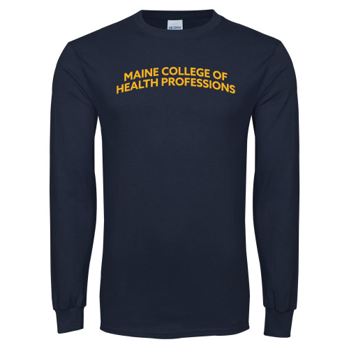  Navy Long Sleeve T-Shirt - Arched