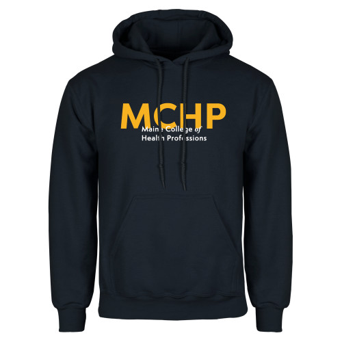  Navy Fleece Hoodie - Overlapping