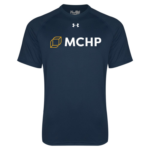  Under Armour Navy Tech Tee - Secondary Mark