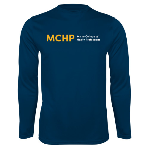  Navy Performance Long Sleeve Shirt - Horizontal