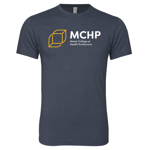  Next Level Navy Triblend Tee - Primary Mark