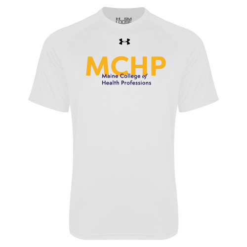  Under Armour White Tech Tee - Overlapping