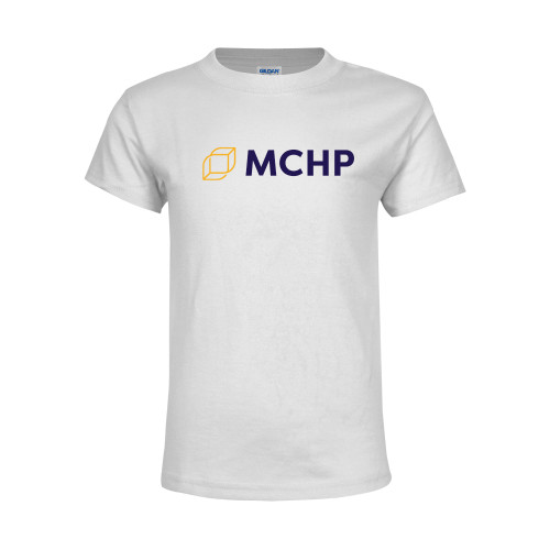  Youth White T Shirt - Secondary Mark