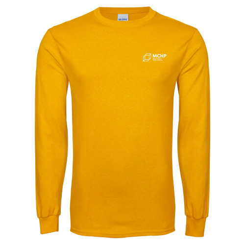 Gold Long Sleeve T Shirt - Primary Mark