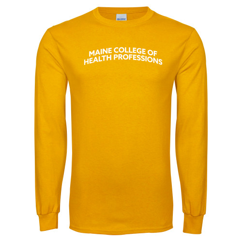  Gold Long Sleeve T Shirt - Arched