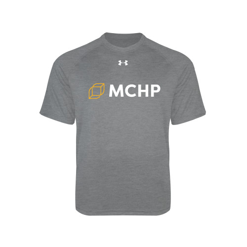  Under Armour Youth Grey Tech Tee - Secondary Mark