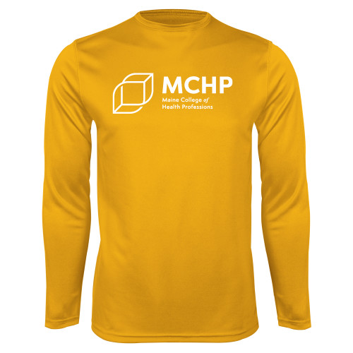  Gold Performance Long Sleeve Shirt - Primary Mark