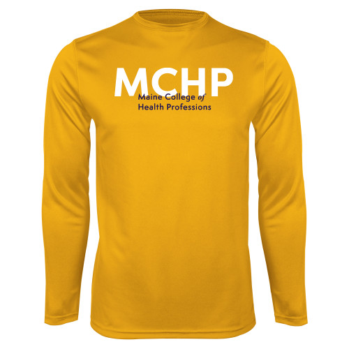  Gold Performance Long Sleeve Shirt - Overlapping