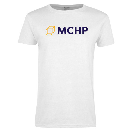  Womens White Short Sleeve Tee - Secondary Mark