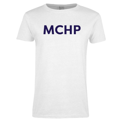  Womens White Short Sleeve Tee - MCHP