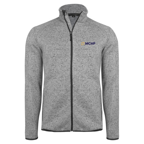  Grey Heather Sweater Fleece Jacket - Secondary Mark