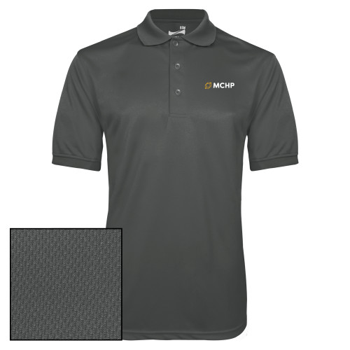  Charcoal Dry Mesh Polo - Secondary Mark