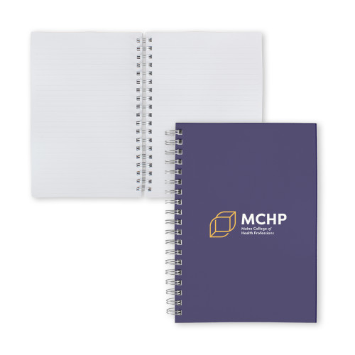  Clear 7 x 10 Spiral Journal Notebook - Primary Mark