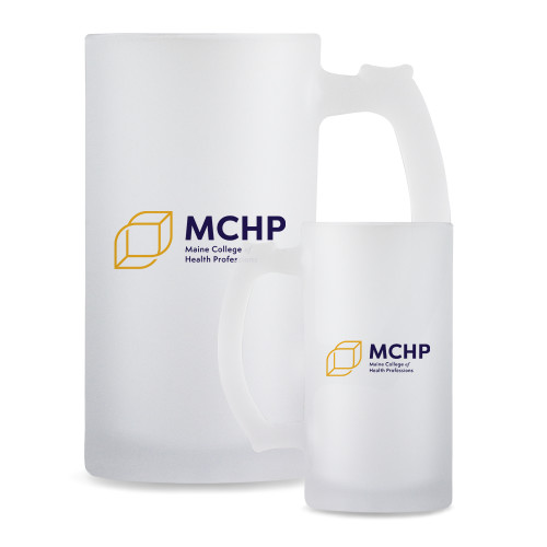  Full Color Decorative Frosted Glass Mug 16oz - Primary Mark