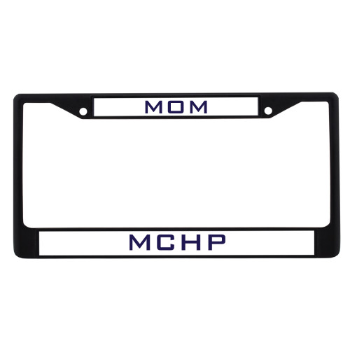  Mom Metal License Plate Frame in Black - Mom