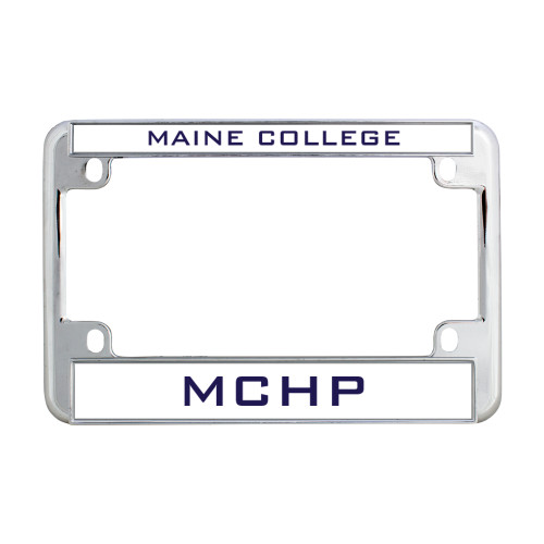  Metal Motorcycle License Plate Frame in Chrome - MCHP