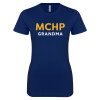 Thumbnail image for  Next Level Womens Navy Boyfriend Tee