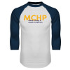 Thumbnail image for  White/Navy Raglan Baseball T Shirt