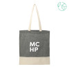 Thumbnail image for  Split Recycled Black Cotton Twill Convention Tote