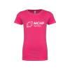 Thumbnail image for  Next Level Girls Fuchsia Fashion Fit T Shirt